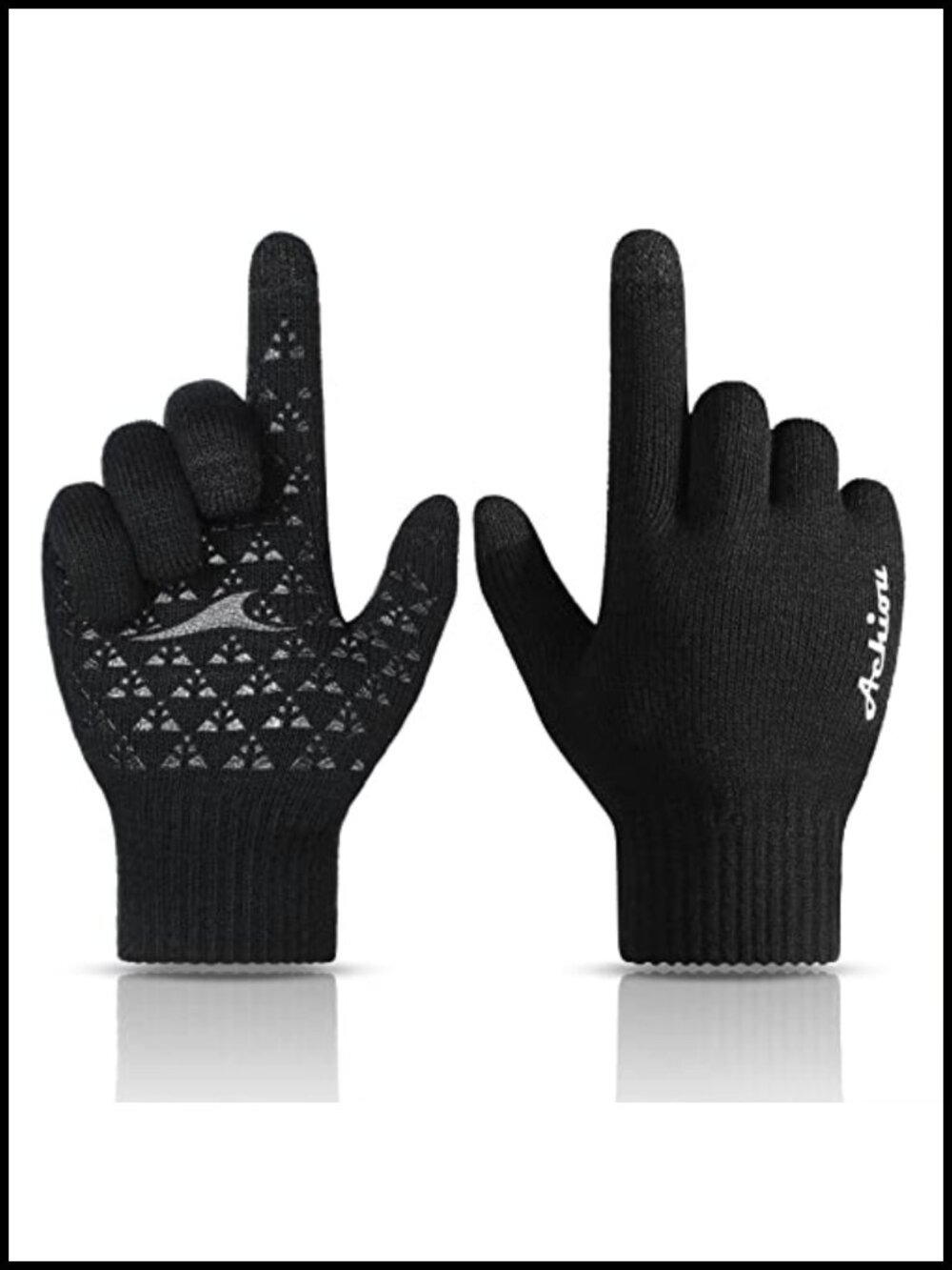 Winter Touchscreen Knit Gloves Men Women Soft Warm Running